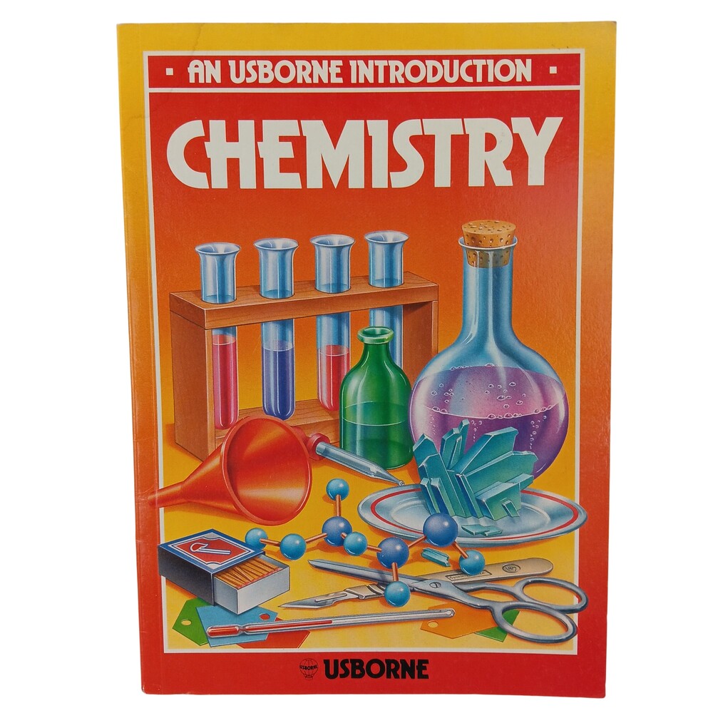 Vintage Usborne Introduction Chemistry Book Chisholm & Johnson Softcover 1991